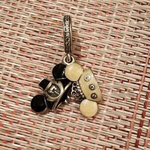 Pandora Disney Mickey Mouse & Minnie Mouse Dangle Charm DISNEY PARKS EXCLUSIVE